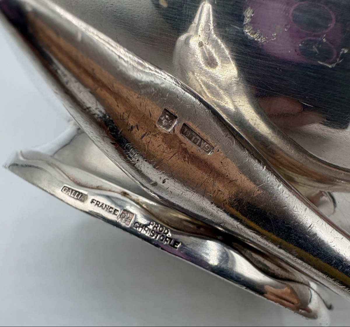 SAUCIÈRE EN MÉTAL ARGENTÉ DES ANNÉES 1900/20 GALLIA CHRISTOFLE ET FJERDINGSTAD-photo-3
