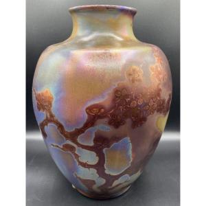 Gros Vase Céramique Montière Vers 1900