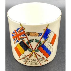 Verre Commémoratif Porcelaine Vers 1950 Par W. H. Goss