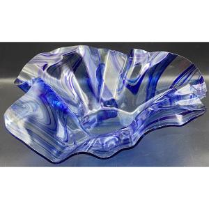 Murano Mixed Glass Basket Circa 1960