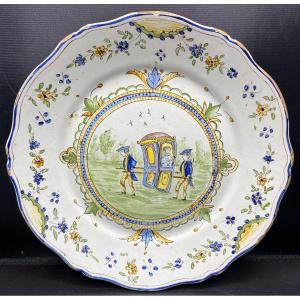 Decorative Plate From Never Late 17th Early 18th Century Never Monogram… 