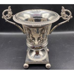Cup In Sterling Silver And Crystal, Au Vieillard (1819 1839) Paris…