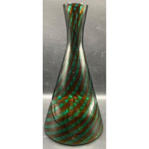 Viart Murano Multiple Layered Glass Soliflore Vase From The 1960s/70s