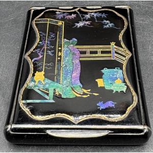 ÉTUI À CIGARETTES EN VERMEIL ET ÉMAIL DES ANNÉES 1900 PAR ALFRED DUNHILL PARIS