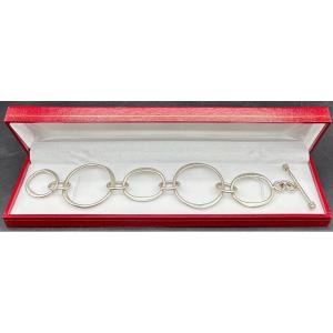 A 1980s French Sterling Silver Bracelet 
