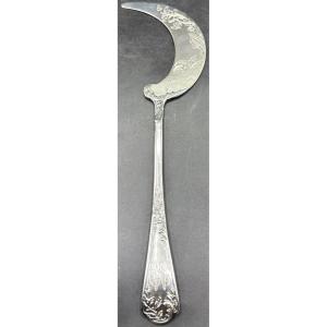 SERPE À GLACE EN ARGENT MASSIF DU XIXÈME PAR CAMPENHOUT