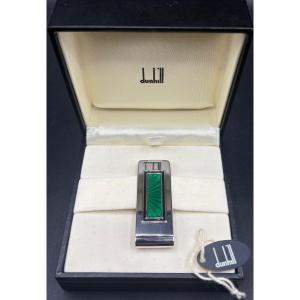 Sterling Silver And Enamel Money Clip From The 1970s/80s By Dunhil