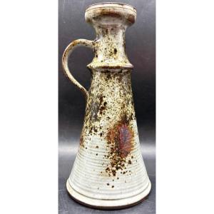 Glazed Terracotta Vase From The 1970s By Robert