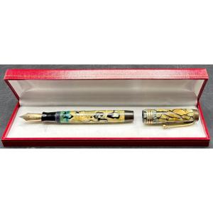 1930s Fountain Pen In Gold-plated Bakelite And Various Parker Models