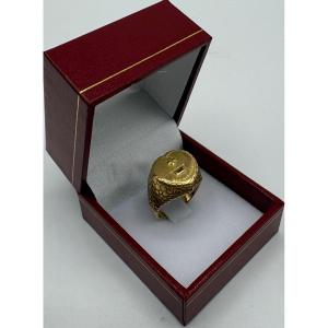 BAGUE MIXTE EN OR 18 CARATS DES ANNÉES 1920 ESPAGNOLE