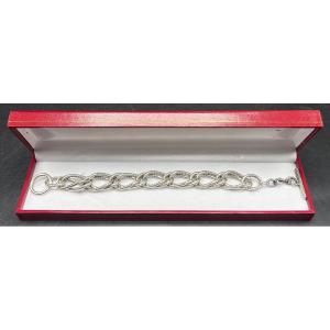 Unisex Solid Silver Bracelet From The 1960s, French