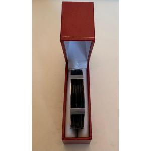 3/4-length Solid Silver And Bakelite Bracelet From The 1950s, European