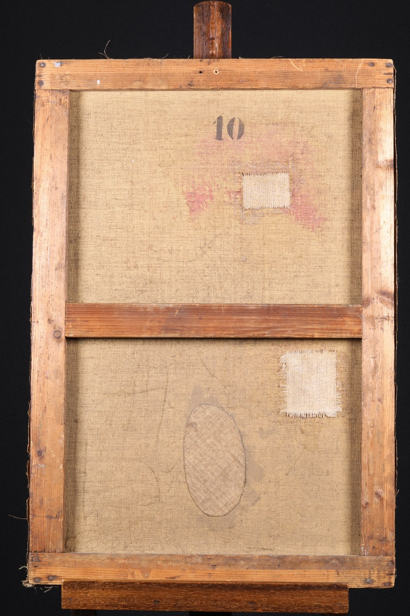 Henry Coëylas (1844–1923) – Rêverie devant le miroir,  huile sur toile vers 1880-photo-3