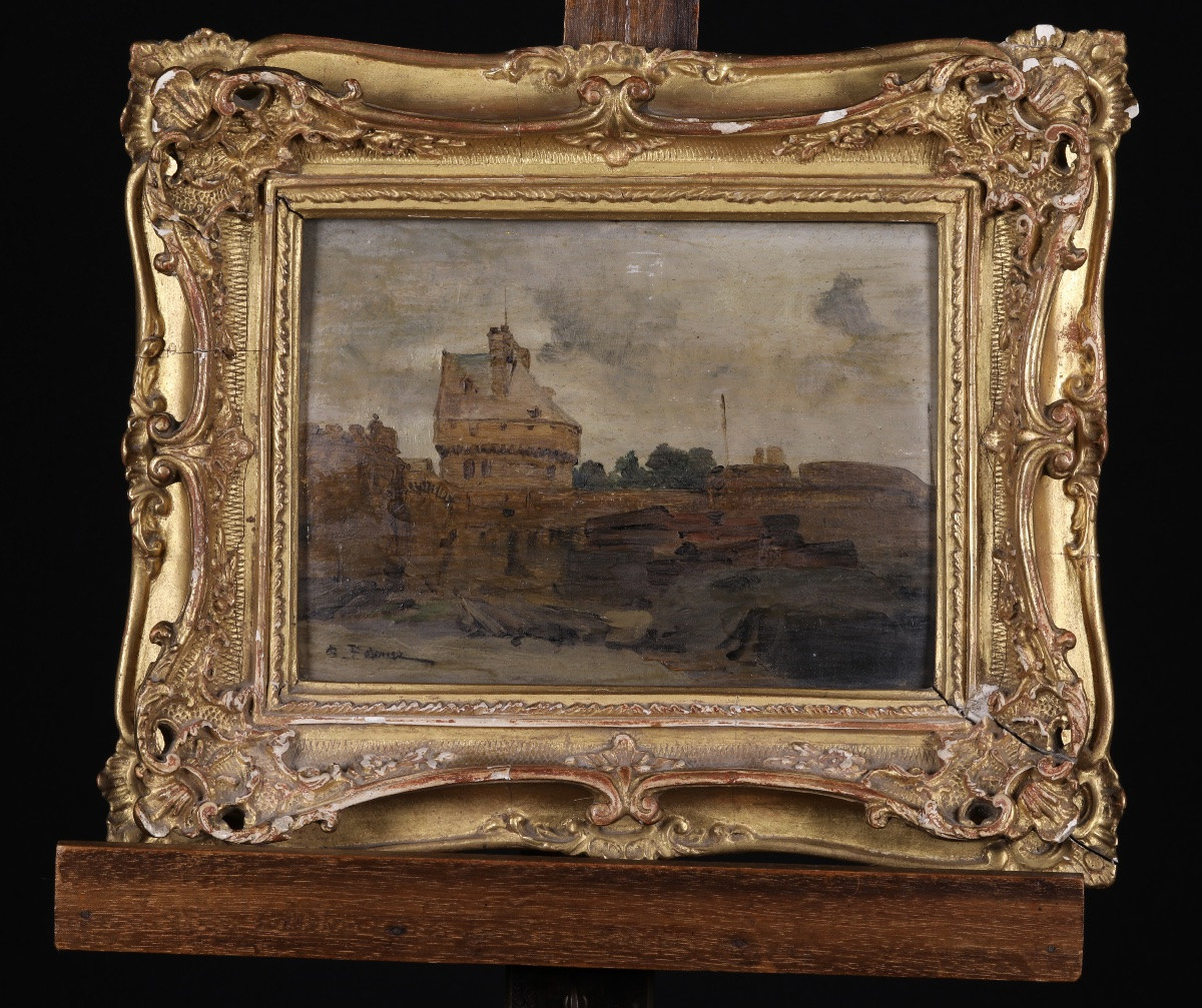 Léon Germain Pelouse (1838–1891) - View Of The Fort Of Saint-malo-photo-4