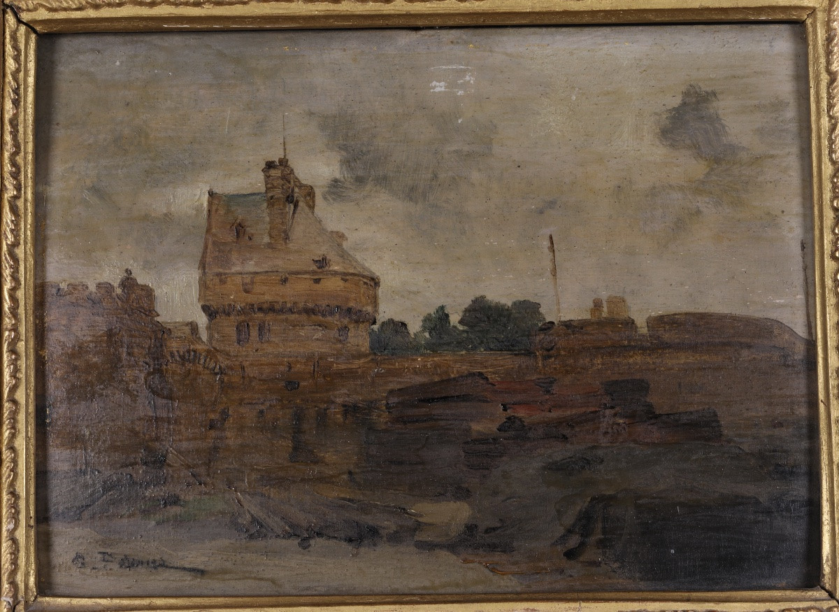 Léon Germain Pelouse (1838–1891) - View Of The Fort Of Saint-malo-photo-1