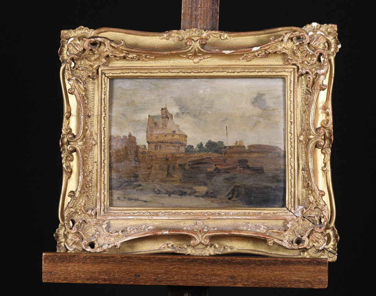 Léon Germain Pelouse (1838–1891) - View Of The Fort Of Saint-malo