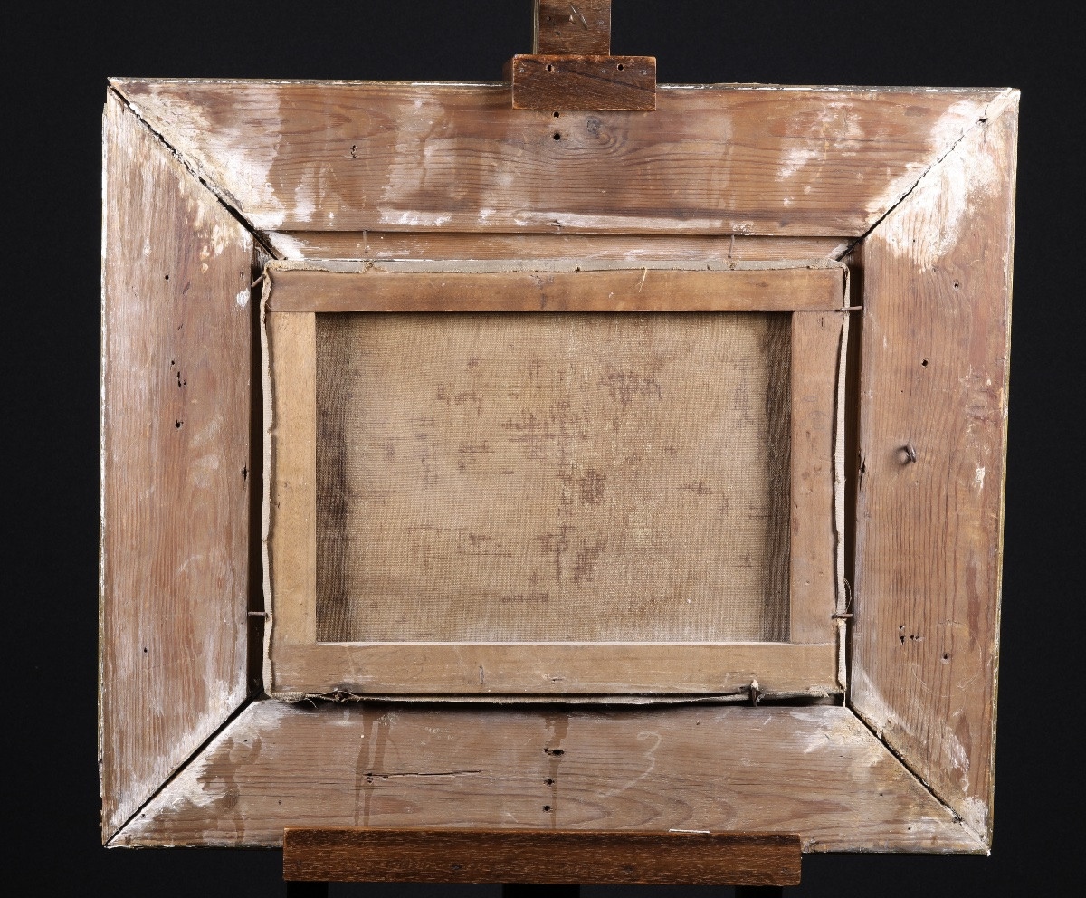 École hollandaise  XIXᵉ siècle - Le Moulin au bord de l’eau-photo-2