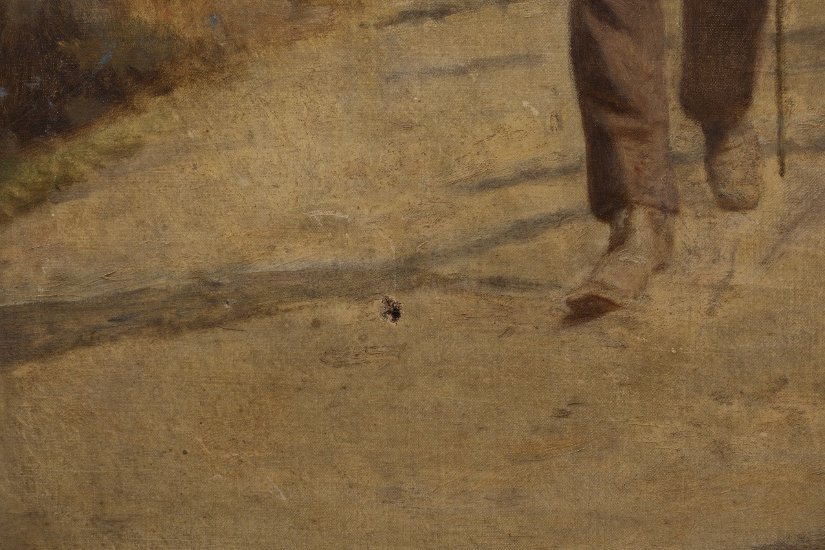 Jacques Joseph Léopold Loustau (1815–1894) Promenade en famille-photo-1