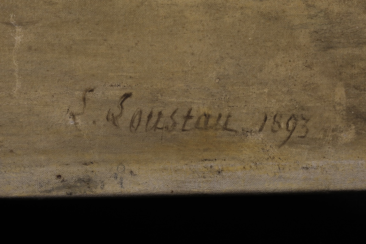 Jacques Joseph Léopold Loustau (1815–1894) Promenade en famille-photo-4