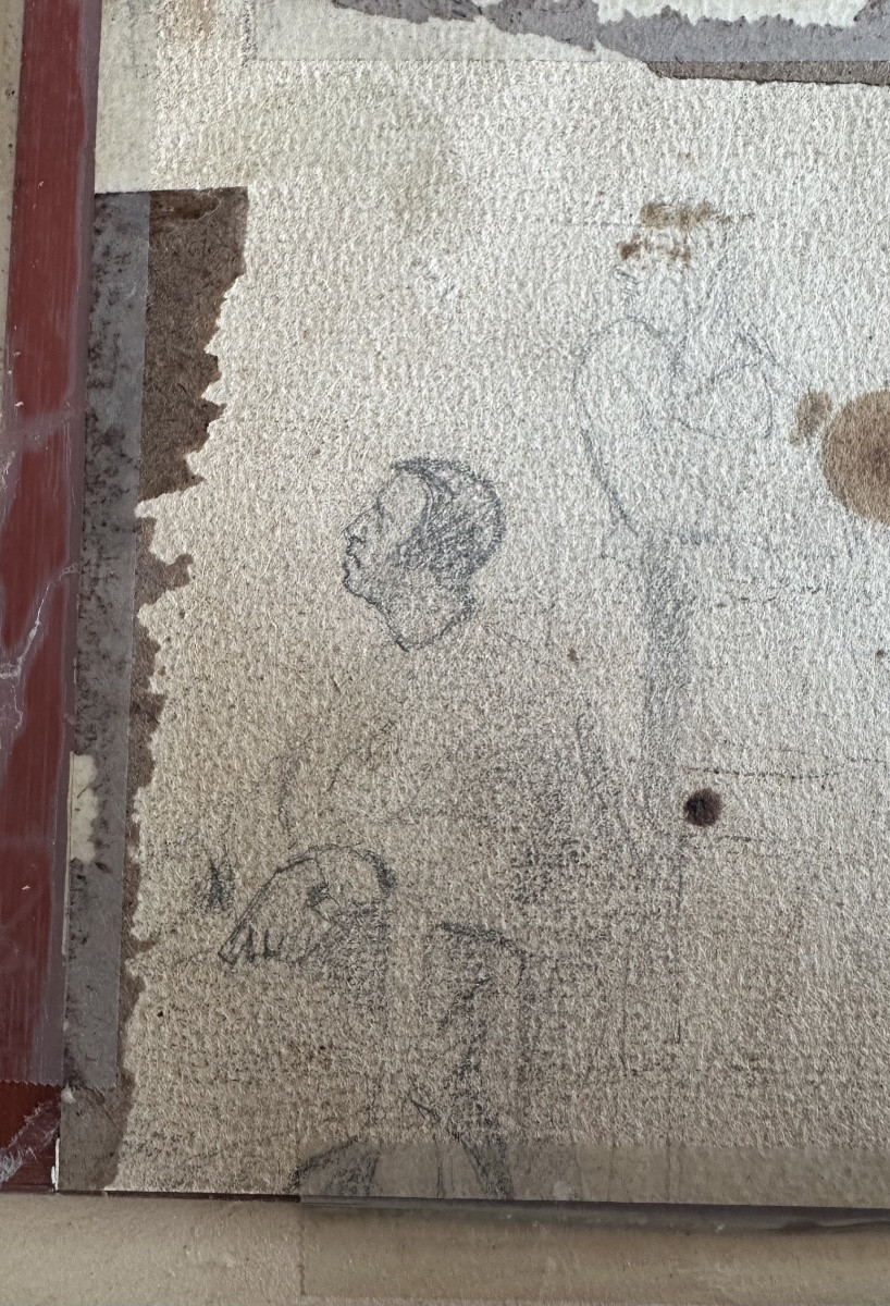 French Revolutionary War - Watercolor And Wash Drawing Circa 1900 - Pierre Petit-gérard-photo-5