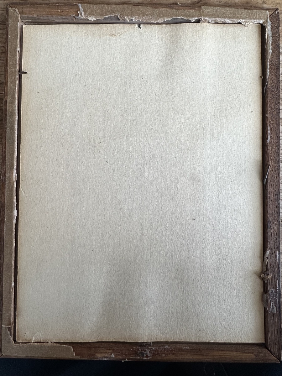 Gravure : Étude de trois têtes barbes, début XVIIᵉ siècle -photo-4