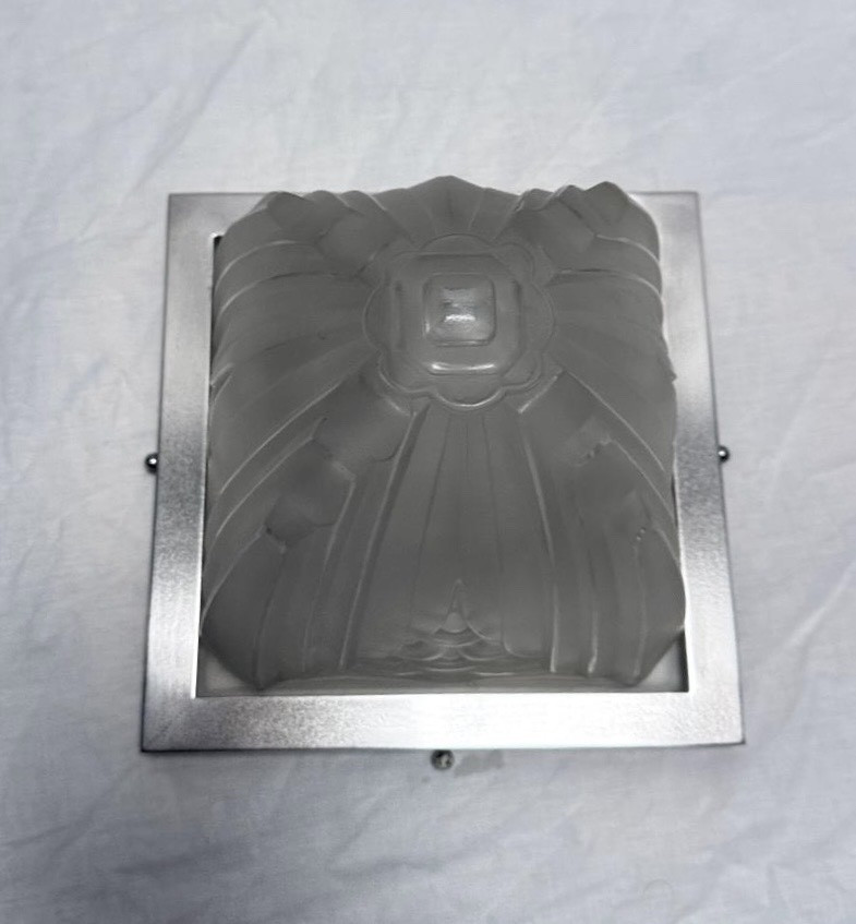 Pair Of Art Deco Ceiling Lights - Charles Schneider -photo-4