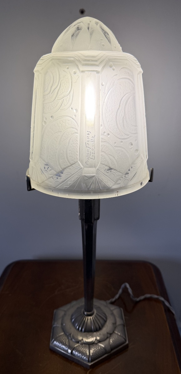 Lampe Art Déco - Muller Frères Lunéville France - 1930