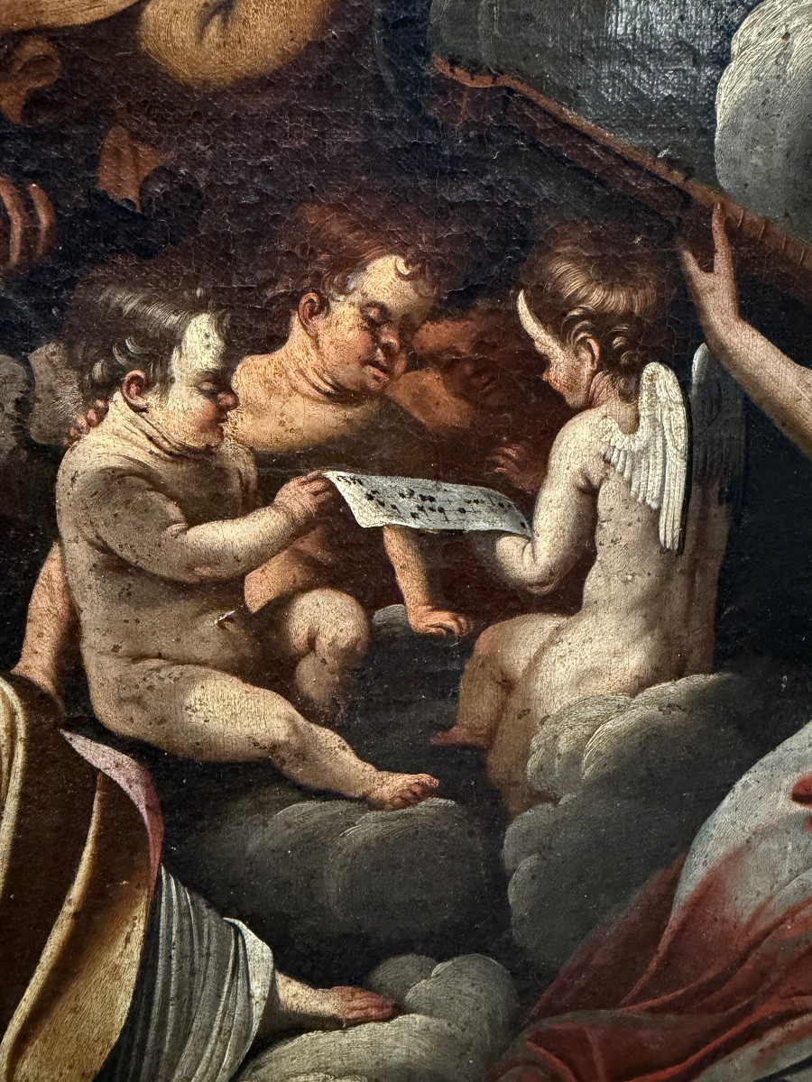 Neapolitan School, 18th Century — Coronation Of The Virgin-photo-4