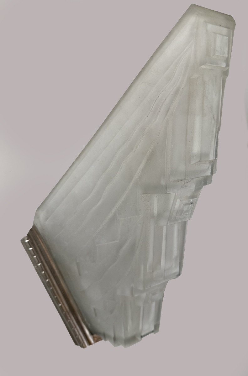 Pair Of Art Deco Wall Sconces, Circa 1930-photo-3