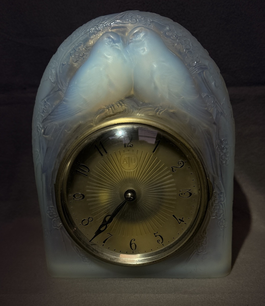 Two Doves Clock – René Lalique – 1926-photo-3