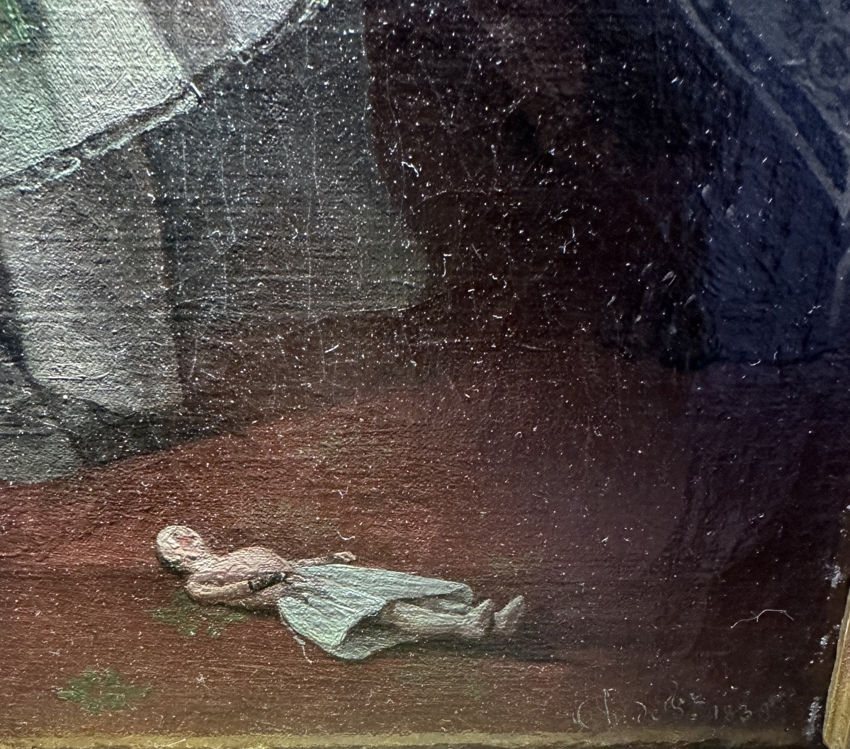 Charles De Steuben (1788-1856) -portrait Of A Parisian Bourgeois Interior-photo-4