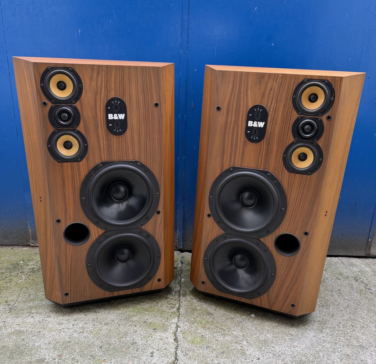 Pair Of Legendary Bowers & Wilkins B&w 808 Loudspeakers-photo-3