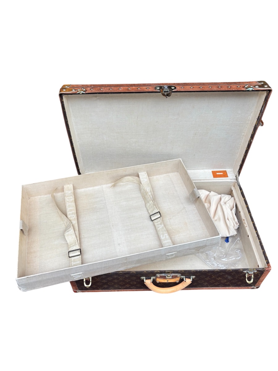 Valise Louis Vuitton « Alzer » à compartiment, vers 1930-photo-2