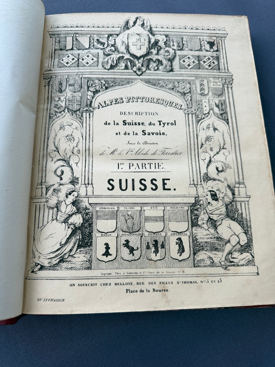 Alpes Pittoresques (description de la Suisse, du tyrol et de la savoie (2 volumes)-photo-3