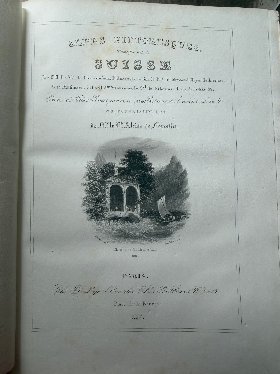 Alpes Pittoresques (description de la Suisse, du tyrol et de la savoie (2 volumes)-photo-4