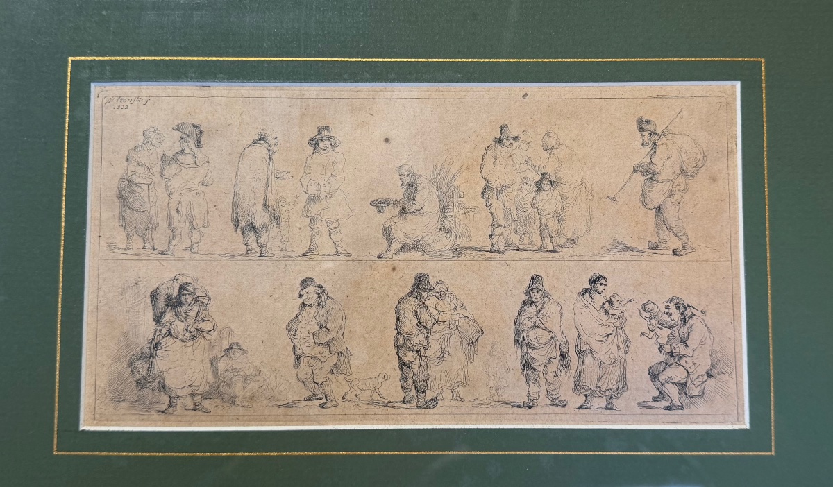 Michał Płoński (1778–1812) Études de figures d’après nature, 1802 Eau-forte-photo-2