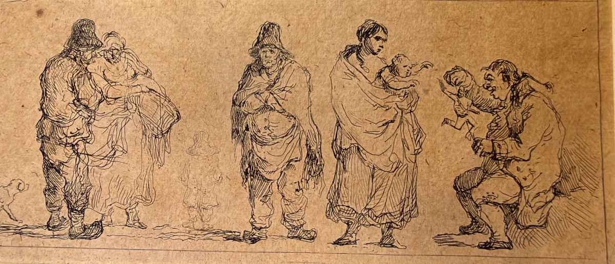 Michał Płoński (1778–1812) Études de figures d’après nature, 1802 Eau-forte-photo-3