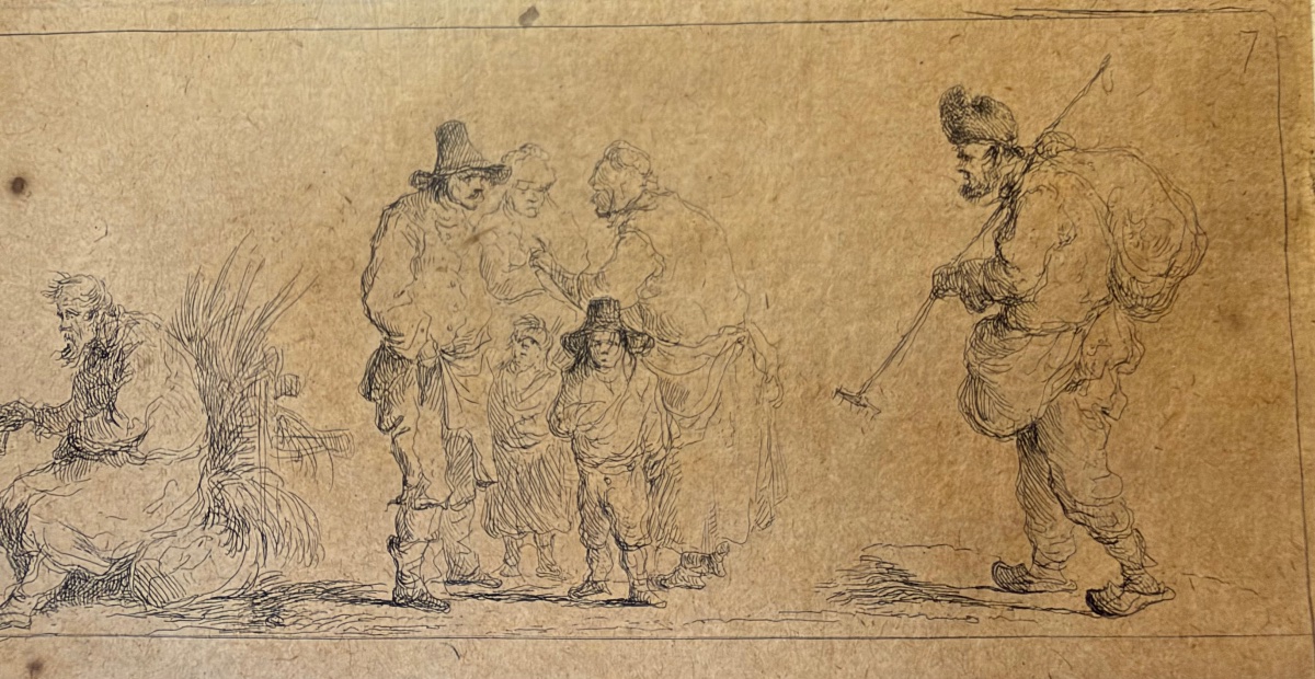Michał Płoński (1778–1812) Études de figures d’après nature, 1802 Eau-forte-photo-4