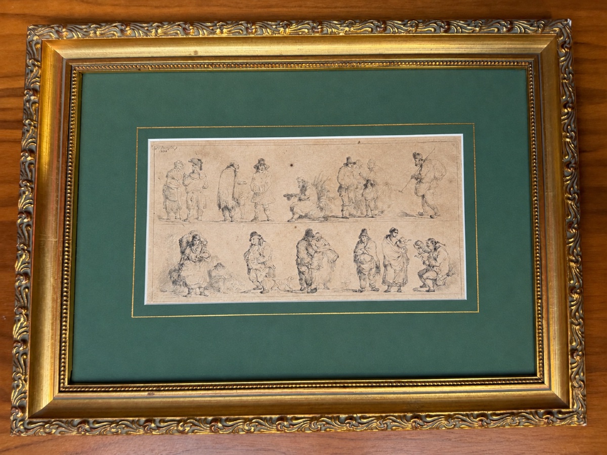 Michał Płoński (1778–1812) Études de figures d’après nature, 1802 Eau-forte