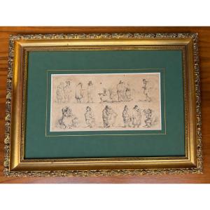 Michał Płoński (1778–1812) Études de figures d’après nature, 1802 Eau-forte