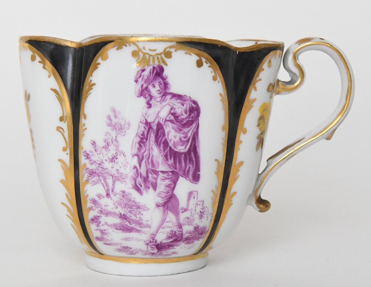 Meissen Porcelain Cup And Saucer-photo-4