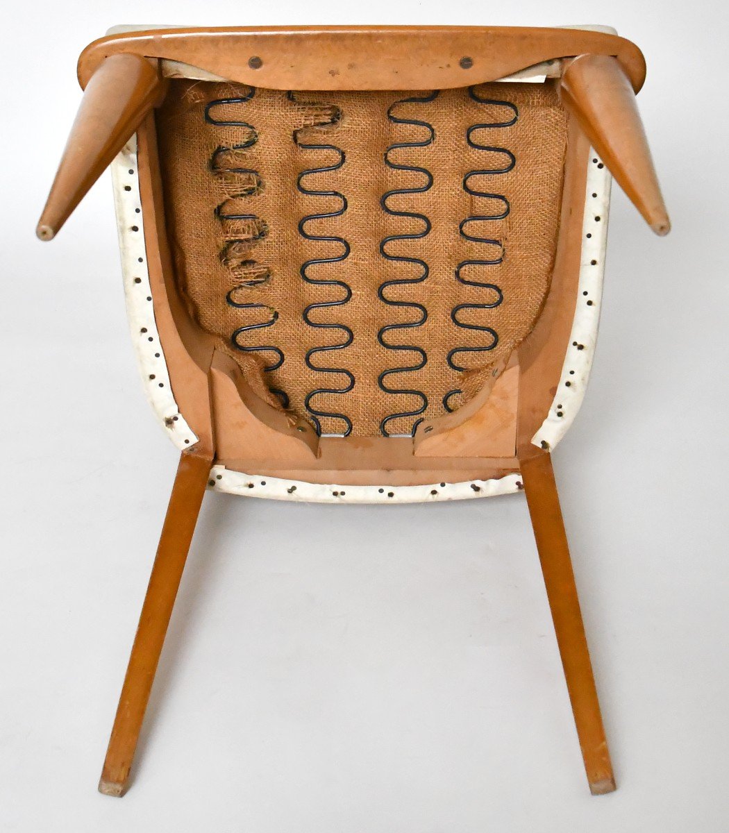 Suite de 6 chaises vintage des années 1960-photo-2