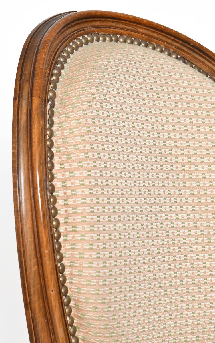 Suite de 8 chaises de style Louis XVI -photo-2