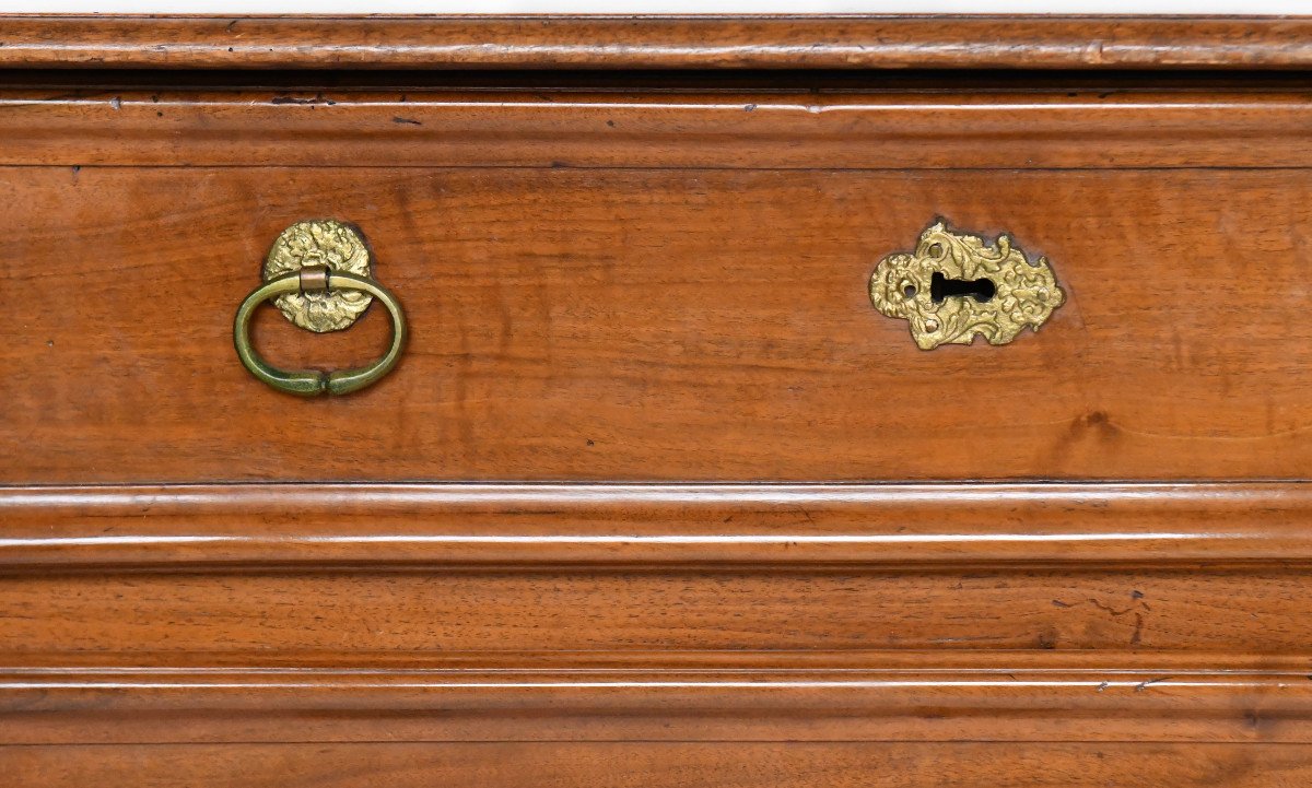 Commode 2 tiroirs de style Louis XIV-photo-2