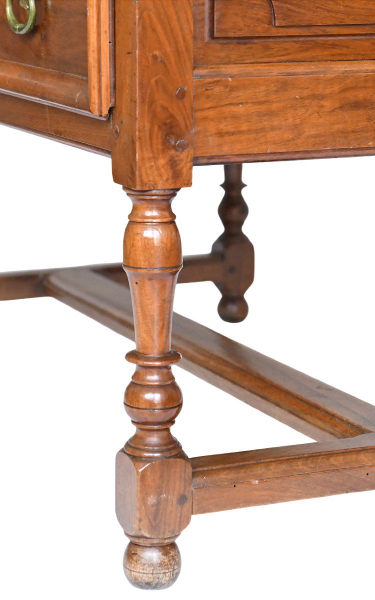 Commode 2 tiroirs de style Louis XIV-photo-1