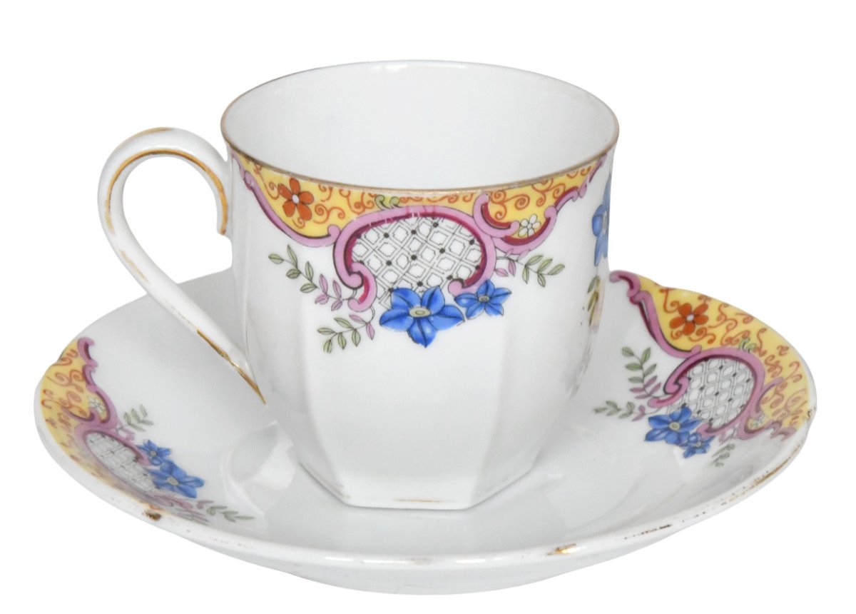 Vintage Porcelain Coffee Set From Epiag Czechoslovakia-photo-1