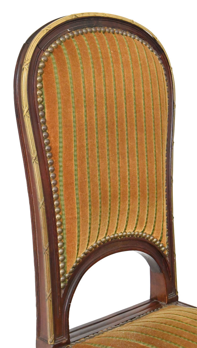 Period Chair Circa 1900 In Louis XVI Style-photo-3