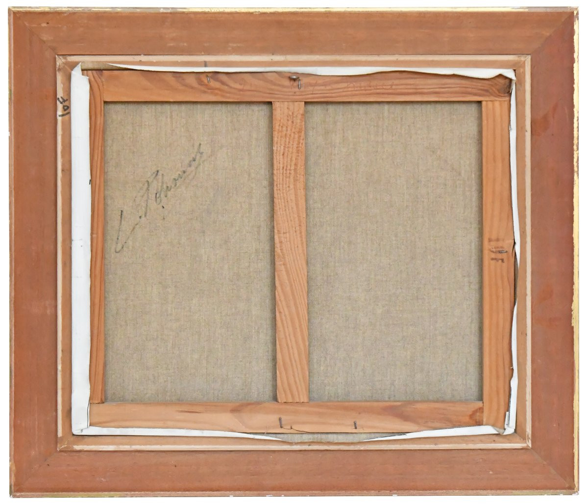 Lucien Potronat (1889-1973) "landscape Of The Côte d'Azur" Oil On Canvas-photo-4