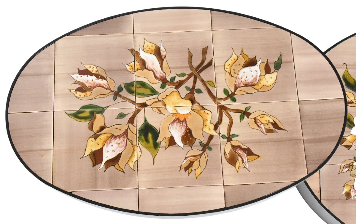 Vintage Coffee Table Georges Pelletier For La Roue In Vallauris, From The 1970s-photo-3