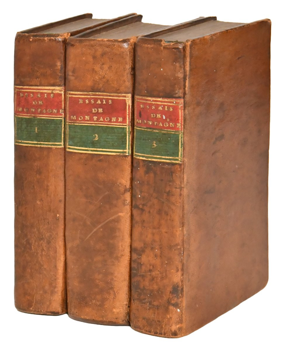 Michel De Montaigne "the Essays" Edition Rondet, Journel And Chevillion In Paris, 1659 And 1669-photo-2
